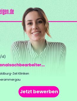 Personalsachbearbeiter (m/w/d) - Oberammergau