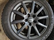 Winterreifen -Komplett 205/55R16 91H-mit Alufelgen/ schwarz glänzend