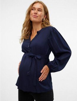 Mamalicious Umstandsshirt MLMERCY LIA L/S WO TOP 2F NOOS