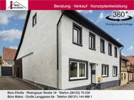 Außergewöhnliches 1-2 Familienhaus mit uneinsehbarem Innenhof und Scheune - Wörrstadt