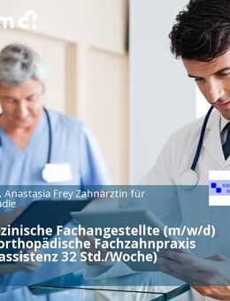 Zahnmedizinische Fachangestellte (m/w/d) für kieferorthopädische Fachzahnpraxis (zur Stuhlassistenz 32 Std./Woche) - Mannheim