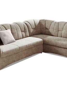 DOMO collection Ecksofa Papenburg B/T/H: 242/190/84 cm L-Form, wahlweise mit Bettfunktion, Langer Schenkel links oder rechts