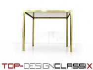 1a! Vereinigte Werkstätten Mid Century Coffee Table Glas Beistelltisch gold Vintage Messing - Hamminkeln Zentrum