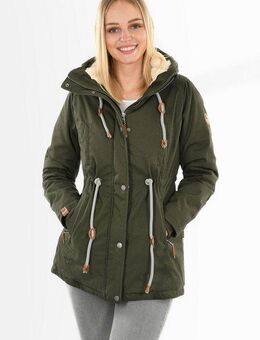 Navahoo Winterjacke Ireliaa mit warmen Teddyfell