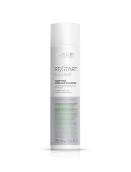 REVLON PROFESSIONAL Haarshampoo Re/Start BALANCE Purifying Micellar Shampoo 250 ml, Sanfte Reinigung für ölige Kopfhaut und glänzendes Ergebnis.