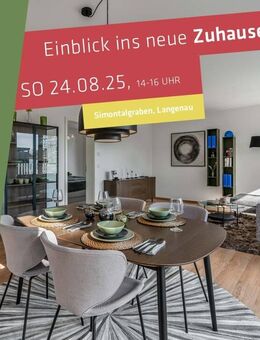 2-ZIMMER ETW IM 1. OG MIT BALKON - "WOHNEN IM PARK" IN LANGENAU - Langenau