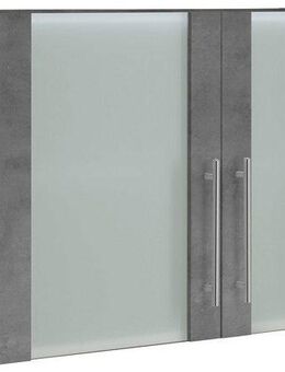 wiho Küchen Glashängeschrank Cali Front mit Glaseinsatz