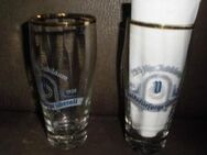 Bierglas Deutsche Volksfürsorge 1913 - 1938 Jubiläum Goldrand - Bottrop