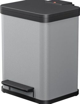 Hailo Mülleimer Öko uno Plus M, 17 Liter, Stahlblech, Kunststoff Inneneimer, Made in Germany