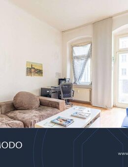 ? Licht, Charme & Lage - 1-Zimmer-Altbautraum mit Balkon& EBK im beliebten Florakiez - Berlin