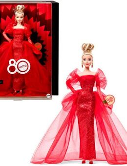 Barbie Anziehpuppe Barbie Signature Mattel 80th Anniversary 1 - Blonde