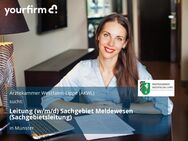 Leitung (w/m/d) Sachgebiet Meldewesen (Sachgebietsleitung) - Münster