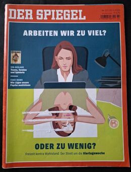 Der Spiegel Nr. 22 vom 25.05.2024 Arbeiten wir zu viel? (Magazin Politik) - Essen