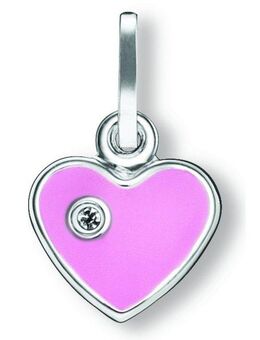 ONE ELEMENT Kettenanhänger Zirkonia Herz Herz Anhänger aus 925 Silber, Damen Silber Schmuck Herz