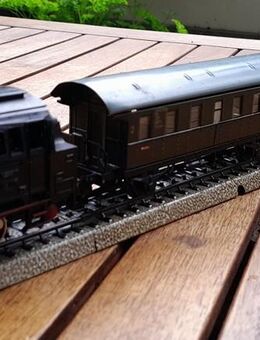 Märklin H0 Landbahnzug mit Tenderlok BR 89 (3000) und 4 Wagons - Stuttgart