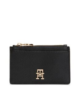 Tommy Hilfiger Kartenetui TH DISTINCT LONG CC HOLDER, Damen Geldbeutel, Portemonnaie mit TH-Logo-Schmuckelement