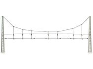 Sommerfeldt Quertragwerk mit Masten 480mm H0 Art. 132 - NEU - Ettlingen Zentrum