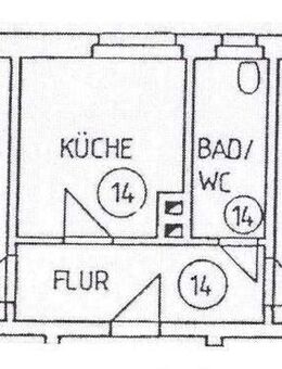 Schöne kleine 2 Raum DG Wohnung in Neustadt-Randlage zu verkaufen - Dresden
