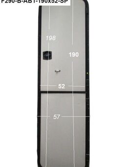 Bürstner Alkoven Wohnmobiltür 190 x 52 ohne Schlüssel gebr. - Auf - Schotten Zentrum