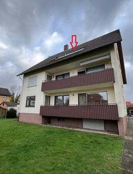 Gepfl.- 4- Zi.- DG.-Wohnung mit West-Loggia in der Nähe von Kaufland Northeim - Northeim