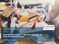 Immobilienmakler / - berater (m/w/d) als freie Handelsvertreter - Kempten (Allgäu)