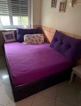 Boxspringbett lila - Seligenstadt