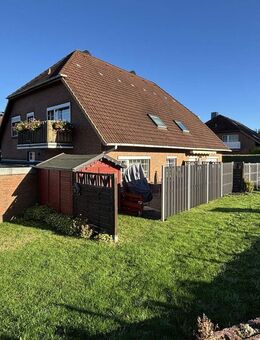 Zentrumsnahe 3-Zimmer-Wohnung (EG rechts) mit Terrasse und Garage - Harsefeld