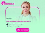 DMS Sachbearbeitung und Assistenz der Amtsleitung (m/w/d) - Villingen-Schwenningen