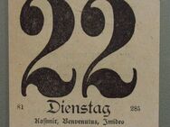 Kalenderblatt 22.3.1927 (Kaisers Geb., Goethes Todestag) - Münster