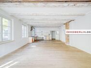 IMMOBERLIN.DE - Wohnen & Arbeiten in Ruhelage! Modernisierte Remise mit Loftcharakter - Berlin