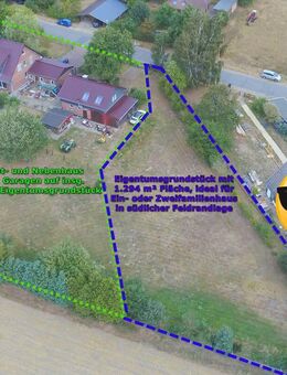 BES. REFUGIUM BESTEHEND AUS HAUPT- U. NEBENHAUS IN FELDRANDLAGE - AUF KÄUFERWUNSCH MIT SEP. BAUPLATZ - Reinstorf