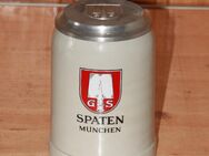 Spaten München Bierkrug mit Deckel Steingut Steinzeug Keramik 0,5L NEU - Borken