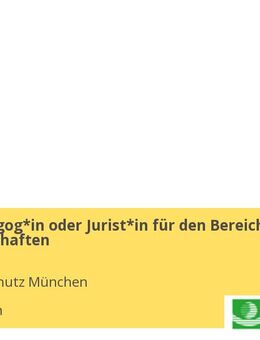 Sozialpädagog*in oder Jurist*in für den Bereich Vormundschaften - München