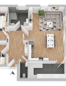 Leben ohne Kompromisse - 3 Zimmer, Balkon und 92 Quadratmeter Wohnkomfort! - Neuenhaus