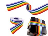 Regenbogen 2cmx4,5m Dekoration Verpackung Schleife Schlaufe Streifen Mehrfarbig 9,90 €* - Villingen-Schwenningen