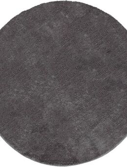 Paco Home Teppich Cadiz 630, rund, Höhe: 14 mm, Kurzflor, Uni-Farben, besonders weich, waschbar, Wohnzimmer