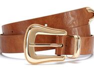 LASCANA Hüftgürtel Hosengürtel Schnalle im Western Look, Cowboy-Gürtel, für Hosen, Jeans & Kleider