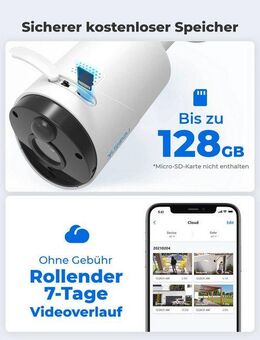 Reolink Überwachungskamera Argus Series B320 Battery-WiFi (Außenbereich)