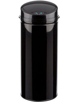 ECHTWERK Mülleimer INOX BLACK, Infrarot-Sensor, Korpus aus Edelstahl, Fassungsvermögen 42 Liter
