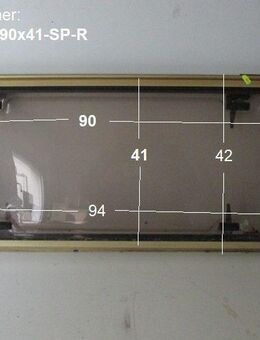 Tabbert Wohnwagenfenster ca 90 x 41 (mit Rahmen 94 x 42) gebr. Birkholz 1 D512 BR/R (zB 540/530 Comtesse BJ 97) Küchenfenster Sonderpreis Risse (mit Rahmen) - Schotten Zentrum