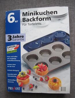 Promont 6er Minikuchen Backform für Torteletts - Langen (Hessen) Zentrum