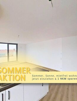 *** Sommeraktion *** Sparen Sie sich die erste Kaltmiete: Weitläufige 3-Zimmer-Wohnung mit EBK und atemberaubender DACHTERRASSE in Neubauquartier NEO - Nürnberg