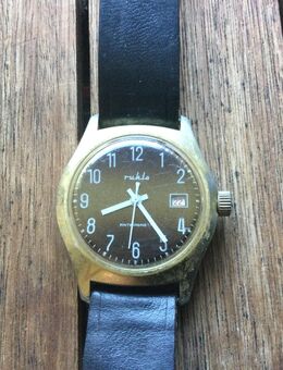 Ruhla DDR Armbanduhr Vintage 1960er Jahre Handaufzug - Fulda