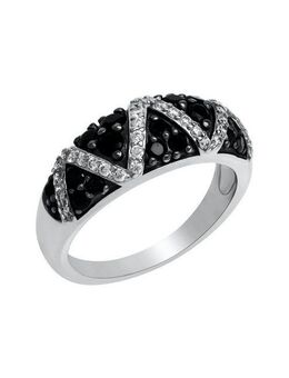 CELESTA Fingerring 925 Sterling Silber rhodiniert