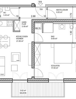 NEUBAU in Brotdorf - ETW mit 67 m² Wfl. - Balkon - Tiefgarage - Außenstellplatz - Wärmepumpe - - Merzig