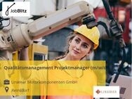 Qualitätsmanagement Projektmanager (m/w/d) - Reinsdorf (Sachsen)