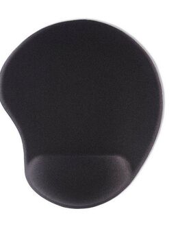 Hama Mauspad Mauspad, ergonomisches Mauspad, Schwarz