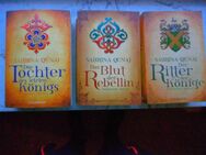 Sabrina Qunaj: Die Tochter des letzten Königs + Das Blut der Rebellin + Der Ritter der Könige, historische Romane der Geraldines-Reihe, Wales 12. Jahrhundert, 3 Bücher zus. 9,- - Flensburg