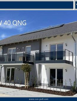 KfW40 QNG Neubau: 3-Zimmer Erdgeschosswohnung mit gehobener Ausstattung, Terrasse und Ausblick über das Regental zu verkaufen - Pösing