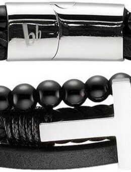 Bruno Banani Lederarmband Schmuck, mit Achat